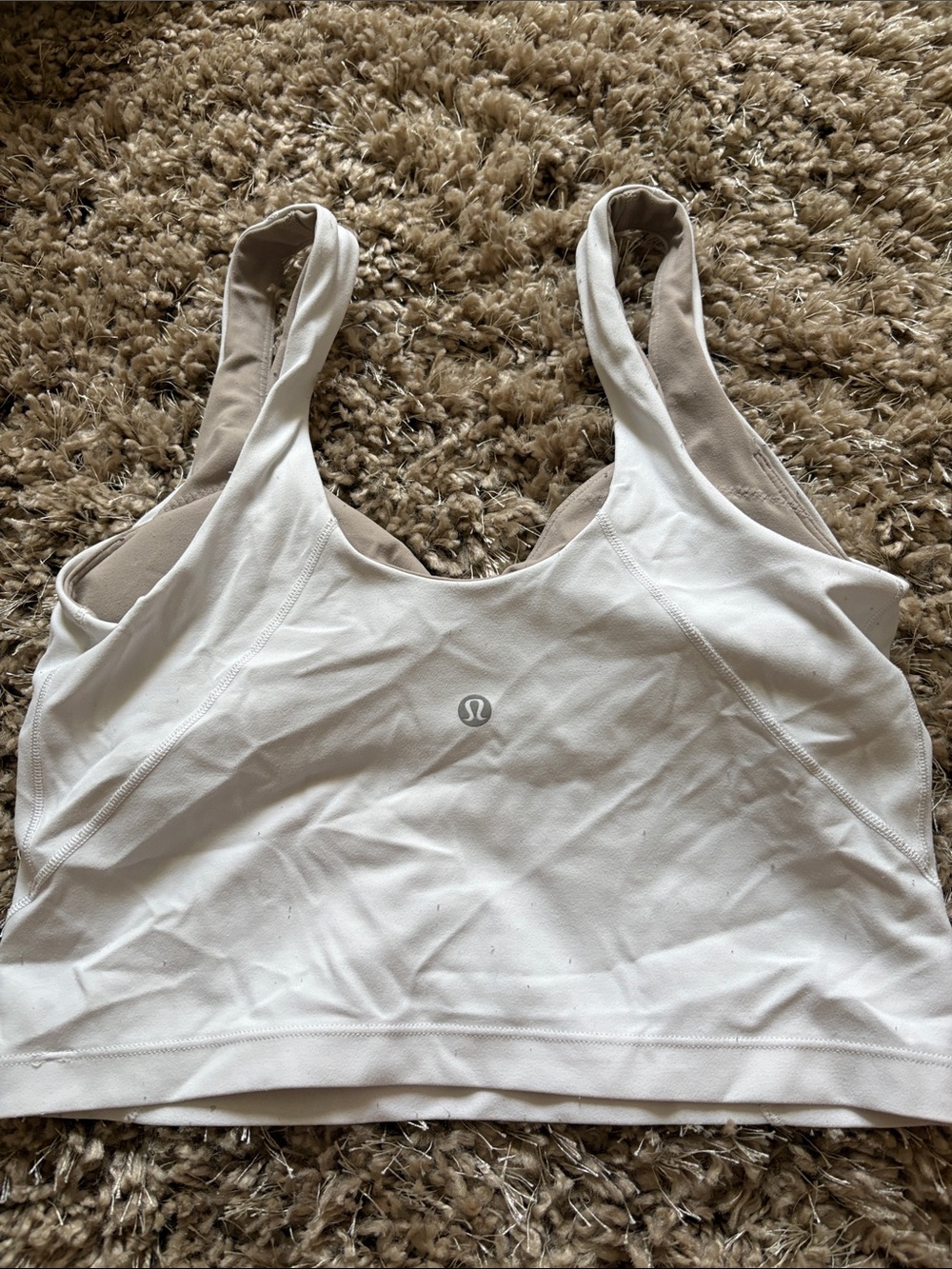 White Lululemon Align crop - Picture 2 of 3